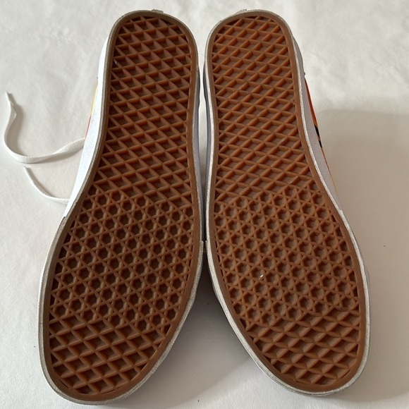 Vans Old Skool Camo Shoes Sneakers Orange Yellow Size 12 - Picture 14 of 14